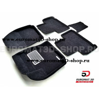 Текстильные 3D коврики Euromat3D Lux в салон для Ford Galaxy (2008-) № EM3D-002212