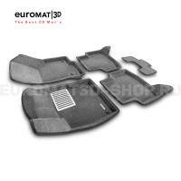 Текстильные 3D коврики Euromat3D Lux в салон для Volkswagen Golf 7 (2013-2019) № EM3D-004507G Серые Текстильные 3D коврики Euromat3D Lux в салон для Volkswagen Golf 7 (2013-2019) № EM3D-004507G Серые