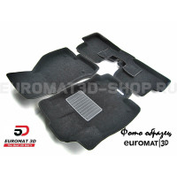 Текстильные 3D коврики Euromat3D Business в салон для Volkswagen Phaeton (2002-2010) № EMC3D-005408 Текстильные 3D коврики Euromat3D Business в салон для Volkswagen Phaeton (2002-2010) № EMC3D-005408