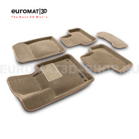 Текстильные 3D коврики Euromat3D Business в салон для Volvo S 60 (2019-) № EMC3D-005502T Бежевый Текстильные 3D коврики Euromat3D Business в салон для Volvo S 60 (2019-) № EMC3D-005502T Бежевый