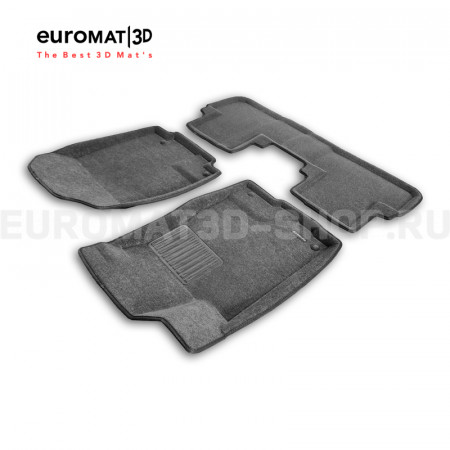Текстильные 3D коврики Euromat3D Business в салон для Honda CR-V (2012-2016) № EMC3D-002611G Серые Текстильные 3D коврики Euromat3D Business в салон для Honda CR-V (2012-2016) № EMC3D-002611G Серые