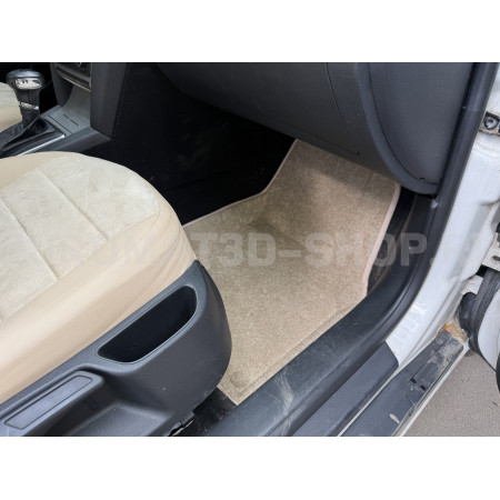 Текстильные 3D коврики Euromat3D Lux в салон для Skoda Octavia A5 (2004-2012) № EM3D-004502T Бежевые Текстильные 3D коврики Euromat3D Lux в салон для Skoda Octavia A5 (2004-2012) № EM3D-004502T Бежевые
