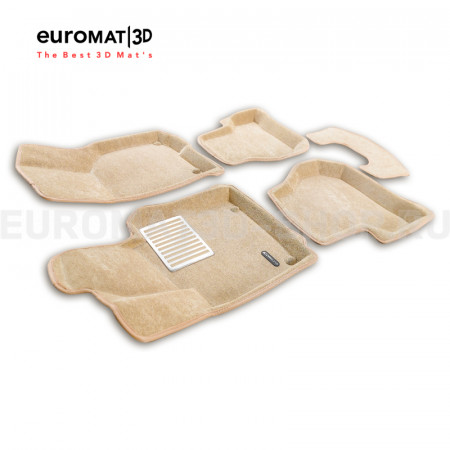 Текстильные 3D коврики Euromat3D Lux в салон для Skoda Octavia A5 (2004-2012) № EM3D-004502T Бежевые Текстильные 3D коврики Euromat3D Lux в салон для Skoda Octavia A5 (2004-2012) № EM3D-004502T Бежевые