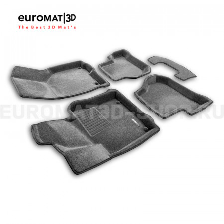 Текстильные 3D коврики Euromat3D Business в салон для Skoda Octavia A5 (2004-2013) № EMC3D-004502G Серые Текстильные 3D коврики Euromat3D Business в салон для Skoda Octavia A5 (2004-2013) № EMC3D-004502G Серые