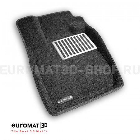 Текстильные 3D коврики Euromat3D Lux в салон для Mitsubishi Montero Sport (2019-) № EM3D-003603