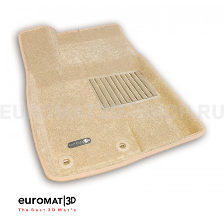 Текстильные 3D коврики Euromat3D Business в салон для Jetour T2 (2023-) № EMC3D-000023T Бежевые Текстильные 3D коврики Euromat3D Business в салон для Jetour T2 (2023-) № EMC3D-000023T Бежевые