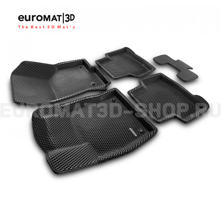 3D коврики Euromat3D EVA в салон для Cupra Ateca (2018-) № EM3DEVA-004501