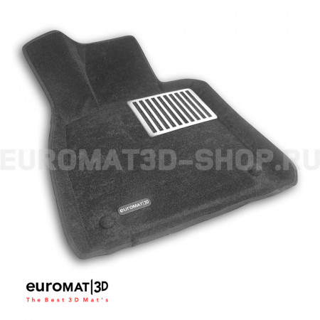 Текстильные 3D коврики Euromat3D Lux в салон для Hongqi H5 (2022-) № EM3D-001482